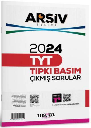 2024 TYT Arşiv Serisi Tıpkı Basım Çıkmış Sorular Tamamı Video Çözümlü - 1