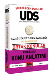 2024 UDS T.C Kültür ve Turizm Bakanlığı Şef Kadrosu İçin Ortak Konular Konu Özetli Konu Anlatımı - 1