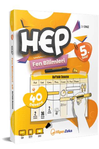 2025 5. Sınıf Haftalık HEP Fen Bilimleri 40 Deneme - 1