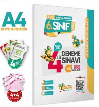 2025 6. Sınıf Yeni Sistem İOKBS Bursluluk 4lü Sarmal Deneme Paketi Seti Türkiye Geneli Dijital Çözümlü - 1