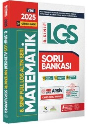 2025 8. Sınıf Full LGS Altın Seri Matematik MEB Çıkmış Soru Bankası Modüler Seti PDF-Video Çözümlü - 1