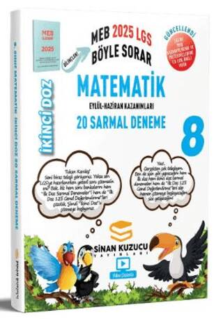 2025 8. Sınıf İkinci Doz Sarmal Branş Denemeleri Matematik - 1