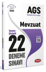 2025 AGS Mevzuat Tamamı Çözümlü 22 Deneme Sınavı - 1