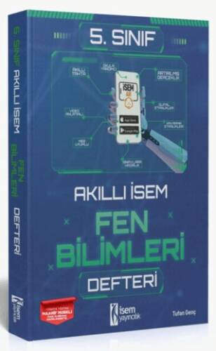 2025 Akıllı İsem 5. Sınıf Fen Bilimleri Defteri - 1