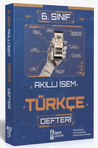 2025 Akıllı İsem 6. Sınıf Türkçe Defteri - 1