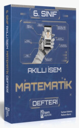 2025 Akıllı İsem 6.Sınıf Matematik Defteri - 1