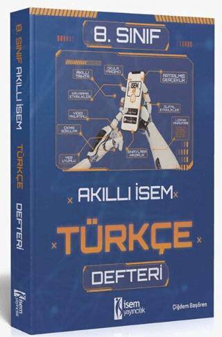 2025 Akıllı İsem 8. Sınıf Türkçe Defteri - 1