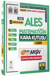 2025 ALES Matematiğin Kara Kutusu 1. Cilt CEBİR - 1