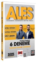 2025 ALES Sayısal-Sözel 2`si Bir Arada Fasikül Fasikül 6 Deneme Tamamı Video Çözümlü - 1