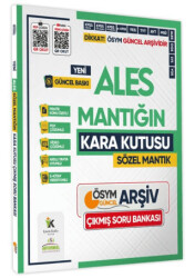 2025 ALES SÖZEL MANTIĞIN Kutusu ÖSYM Çıkmış Soru Havuzu Bankası Konu Özetli Video-PDF Çözümlü - 1