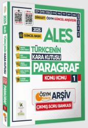 2025 ALES Türkçenin Kara Kutusu Konu Konu Paragraf 1 Konu Özetli ÖSYM Çıkmış Soru Bankası - 1