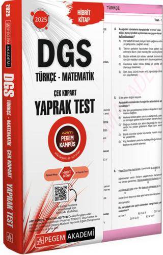 2025 DGS Çek Kopart Yaprak Test - 1