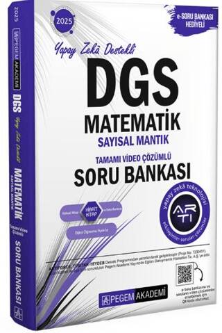 2025 DGS Matematik Sayısal Mantık Tamamı Video Çözümlü Soru Bankası - 1