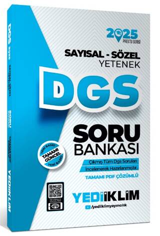 2025 DGS Prestij Serisi Sayısal-Sözel Yetenek Tamamı PDF Çözümlü Soru Bankası - 1