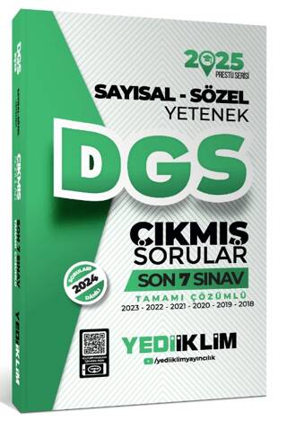 2025 DGS Sayısal Sözel Yetenek Tamamı Çözümlü Son 7 Sınav Çıkmış Sorular - 1