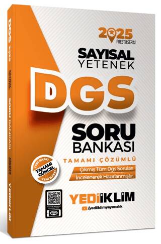 2025 DGS Sayısal Yetenek Tamamı Çözümlü Soru Bankası - 1