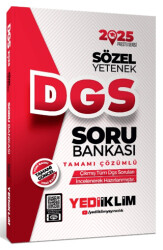 2025 DGS Sözel Yetenek Tamamı Çözümlü Soru Bankası - 1