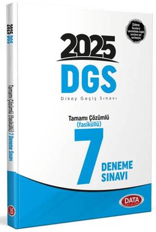 2025 DGS Tamamı Çözümlü 7 Deneme Sınavı - 1