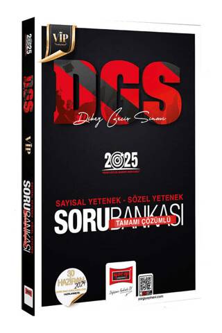 2025 DGS VİP Sayısal-Sözel Tamamı Çözümlü Soru Bankası - 1