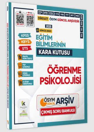 2025 Eğitim Bilimlerinin Kara Kutusu ÖĞRENME PSİKOLOJİSİ Konu Özetli Dijital Çözümlü Soru Bankası - 1