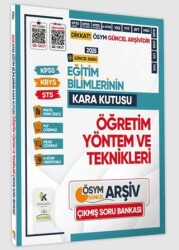 2025 Eğitim Bilimlerinin Kara Kutusu ÖĞRETİM YÖNTEM ve TEKNİKLERİ Konu Özetli D.Çözümlü Soru Bankası - 1