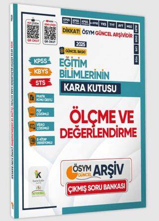 2025 Eğitim Bilimlerinin Kara Kutusu ÖLÇME ve DEĞERLENDİRME Konu Özetli D.Çözümlü Soru Bankası - 1