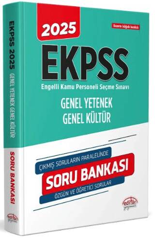 2025 EKPSS Genel Yetenek - Genel Kültür Soru Bankası - 1