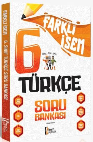 2025 Farklı İsem 6. Sınıf Türkçe Soru Bankası - 1