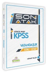 2025 İnformal Yayınları KPSS Vatandaşlık Son Atak SORU-CEVAP Pratik Bilgi CEP BOY Kitabı - 1