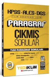 2025 KPSS ALES DGS Tüm Adaylar İçin Paragraf Tamamı PDF Çözümlü Çıkmış Sorular - 1