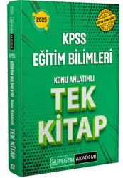 2025 KPSS Eğitim Bilimleri Konu Anlatımlı Tek Kitap - 1