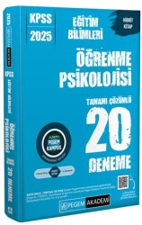 2025 KPSS Eğitim Bilimleri Öğrenme Psikolojisi Tamamı Çözümlü 20 Deneme - 1