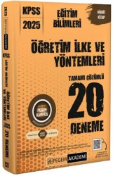 2025 KPSS Eğitim Bilimleri Öğretim İlke ve Yöntemleri Tamamı Çözümlü 20 Deneme - 1