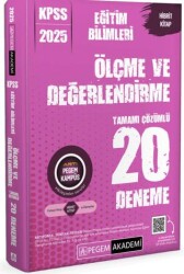 2025 KPSS Eğitim Bilimleri Ölçme ve Değerlendirme Tamamı Çözümlü 20 Deneme - 1