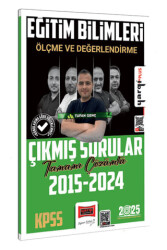 2025 KPSS Eğitim Bilimleri Ölçme ve Değerlendirme Tamamı Çözümlü Çıkmış Sorular - 1