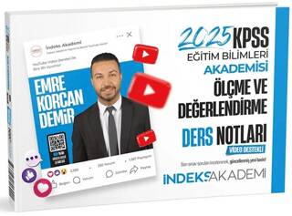 2025 KPSS Eğitim Bilimleri Ölçme ve Değerlendirme Video Ders Notları - 1