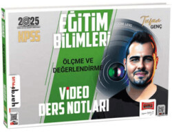 2025 KPSS Eğitim Bilimleri Ölçme ve Değerlendirme Video Ders Notları - 1