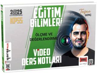 2025 KPSS Eğitim Bilimleri Ölçme ve Değerlendirme Video Ders Notları - 1