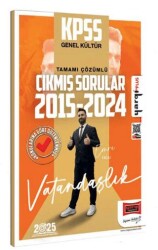 2025 KPSS Genel Kültür 2015-2024 Vatandaşlık Konularına Göre Düzenlenmiş Tamamı Çözümlü Çıkmış Sorular - 1