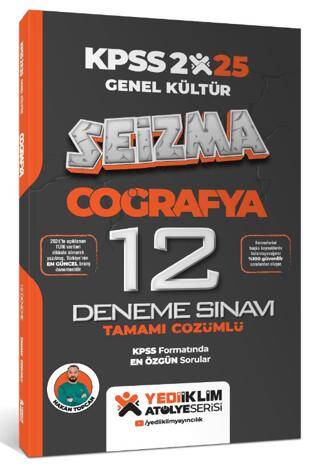 2025 KPSS Genel Kültür Atölye Serisi Coğrafya Seizma Tamamı Çözümlü 12 Deneme Sınavı - 1