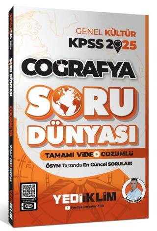 2025 KPSS Genel Kültür Coğrafya Tamamı Video Çözümlü Soru Dünyası - 1