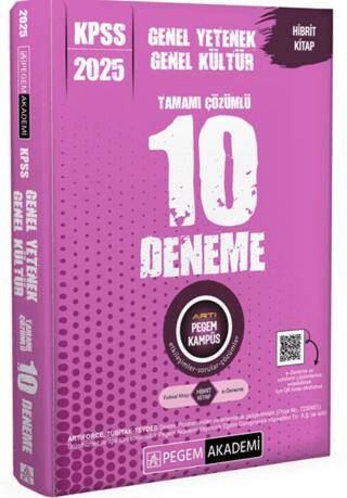 2025 KPSS Genel Yetenek Genel Kültür Tamamı Çözümlü 10 Deneme - 1