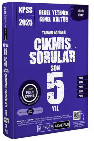 2025 KPSS Genel Yetenek Genel Kültür Tamamı Çözümlü Çıkmış Sorular Son 5 Yıl - 1