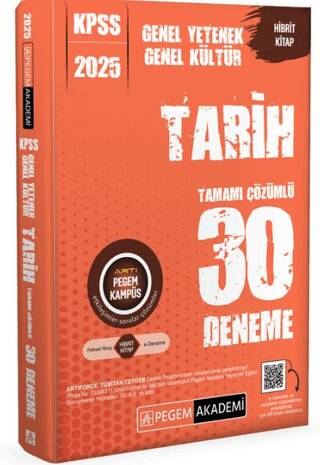 2025 KPSS Genel Yetenek Genel Kültür Tarih Tamamı Çözümlü 30 Deneme - 1