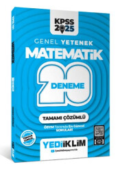 2025 KPSS Genel Yetenek Matematik Tamamı Çözümlü 20 Deneme - 1