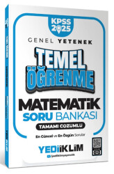 2025 KPSS Genel Yetenek Matematik Temel Öğrenme Tamamı Çözümlü Soru Bankası - 1