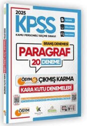 2025 KPSS Ön Lisans Paragraf ÖSYM Soru Havuzu 20li Çıkmış Dijital Çözümlü Deneme Sınavı - 1