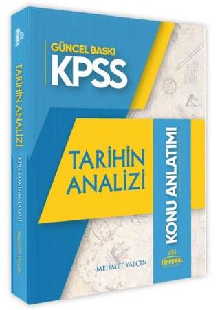 2025 KPSS Tarihin Analizi Konu Anlatım Kitabı İnformal Yayınları Detay Bilgiler Pratik Notlar - 1