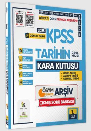 2025 KPSS Tarihin Kara Kutusu 1.Cilt PDF ve Video Çözümlü Konu Özetli ÖSYM Çıkmış Soru Havuzu Bankası - 1