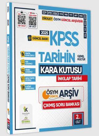 2025 KPSS Tarihin Kara Kutusu 2.Cilt PDF ve Video Çözümlü Konu Özetli ÖSYM Çıkmış Soru Havuzu Bankası - 1